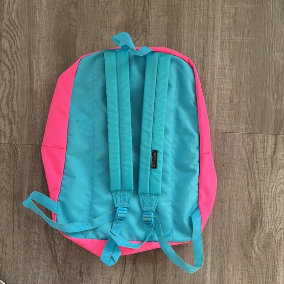 Jansport Multicolor Neon Backpack- LIKE NEW!!! - Picture 2 of 6